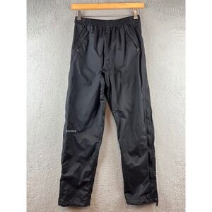Marmot Precip Eco Full Zip Rain Pants Black Mens Medium Waterproof Hiking Shell